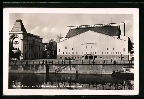 AK Berlin, Theater am Schiffbauerdamm und Friedrichstadt-Palast