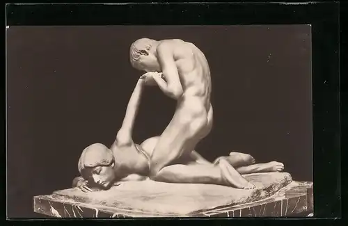 AK Josef Limburg, die Skulptur Die Reue