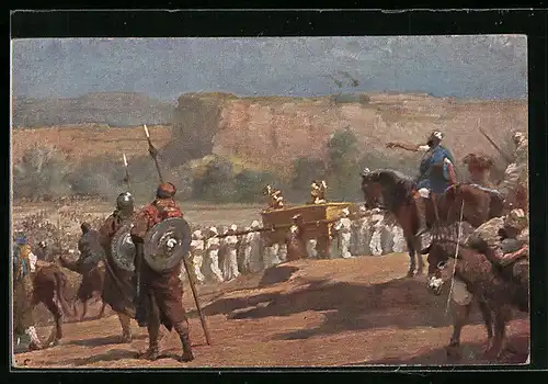 AK Israel zieht mit der Bundeslade durch den Jordan