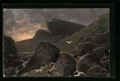 AK Buch Mose, Der Sintflut Ende