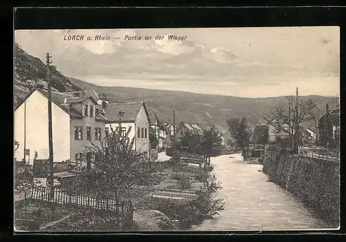 AK Lorch /Rh., Partie an der Wisper