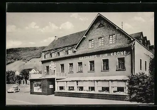 AK Oberfell, Gasthaus - Metzgerei Zur Krone