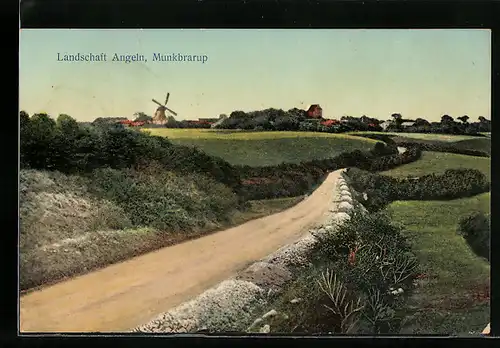 AK Munkbrarup, Landschaft Angeln