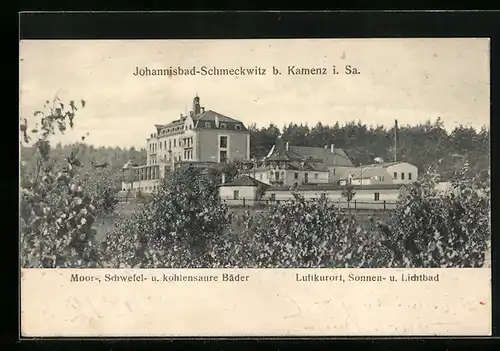 AK Johannisbad-Schmeckwitz, Blick auf die Bäder