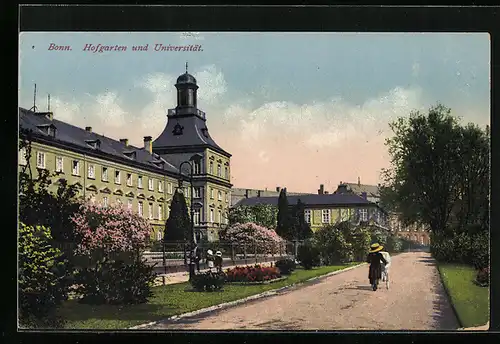 AK Bonn, Hofgarten und Universität