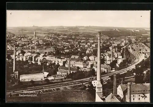 AK Rosswein, Gesamtansicht aus der Vogelschau