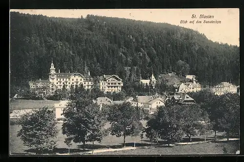 AK St. Blasien, Blick auf das Sanatorium