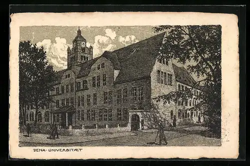 Künstler-AK Jena, Universität