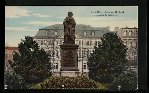 AK Bonn, Beethoven-Denkmal
