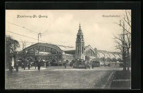 AK Hamburg-St. Georg, Hauptbahnhof