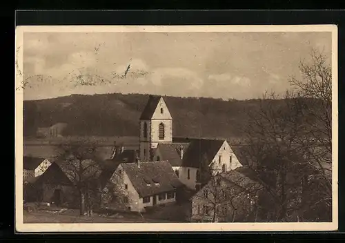 AK Lörrach-Rötteln, Kirche gegen Gebirgszug