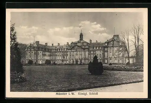 AK Münster i. W., Königliches Schloss