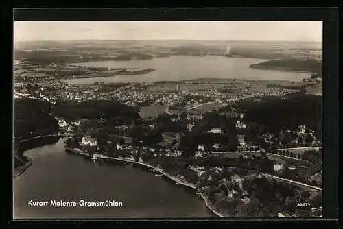 AK Malente-Gremsmühlen, Totalansicht vom Flugzeug aus