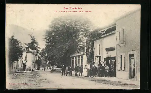 AK Loures, Rue principale, Strassenpartie