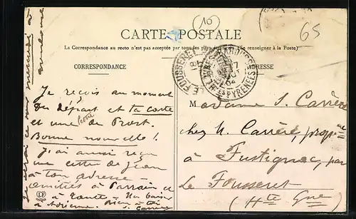 AK Loures, La rue principale à Loures