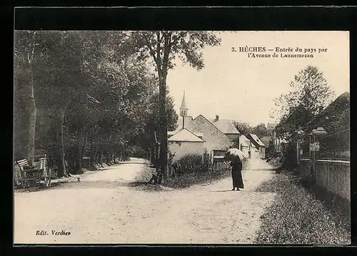 AK Hêches, Entrée du pays par l`Avenue de Lannemezan
