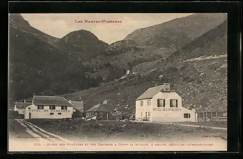 AK Gripp, Hotel des Pyrénées et des Cascades