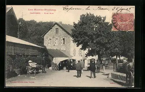 AK Capvern, Une Rue, Strassenpartie