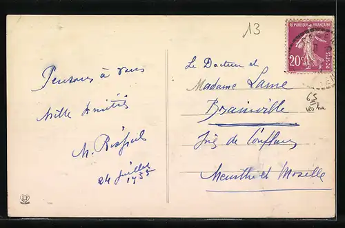 AK Cadéac, La Place et l`Église