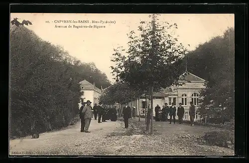 AK Capvern-les-Bains, Avenue de Bagnères-de-Bigorre