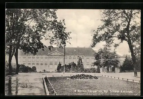 AK Berlin-Tiergarten, Königliches Schloss Bellevue