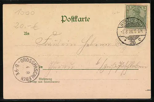 Künstler-AK Carl Münch: Berlin, Ansicht der Universität