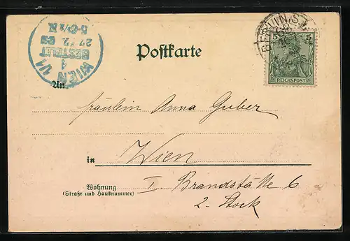 Künstler-AK Carl Münch: Berlin, Ansicht der Universität