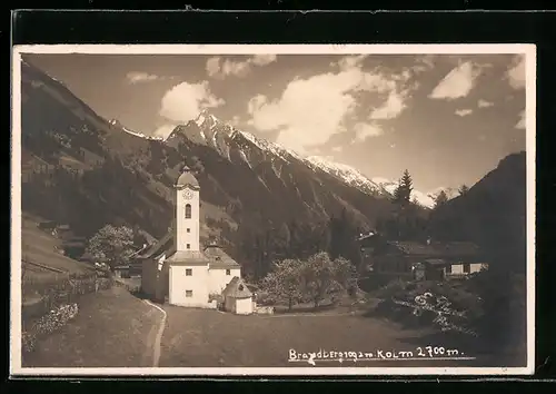 AK Brandberg am Kolm, Partie an der Kirche