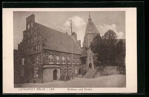 AK Mölln, Rathaus und Kirche