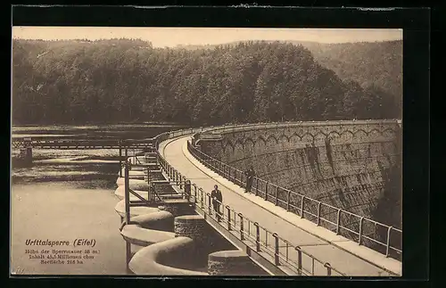 AK Gemünd, Urfttalsperre, der Stausee hinter der Staumauer