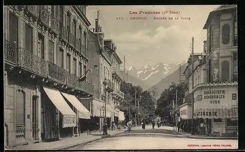 AK Luchon, Entrée de la Ville