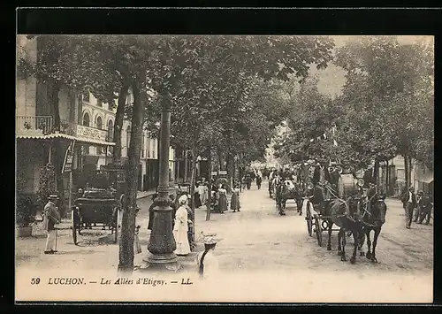 AK Luchon, Les Allees d`Etigny