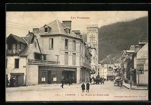 AK Luchon, La Place de Commminges