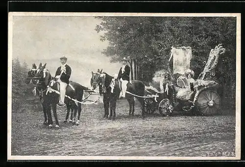 AK Luchon, Fete des Fleurs