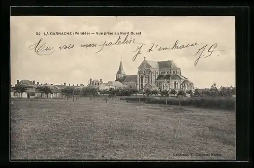 AK La Garnache, Vue prise au Nord Ouest