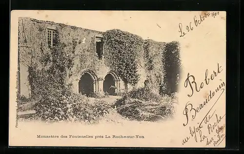 AK Roche-sur-Yon, Monastere des Fontenelles