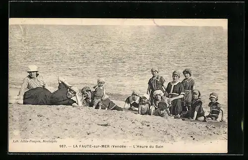 AK La Faute-sur-Mer, L`Heure du Bain