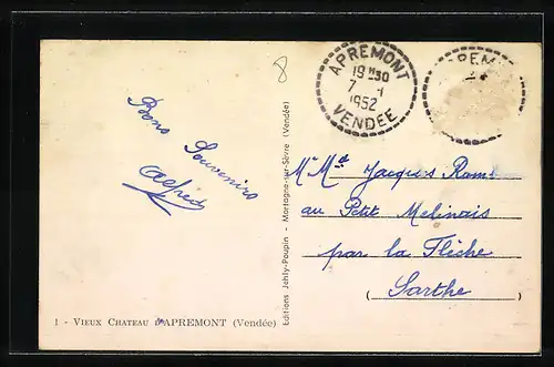 AK Apremont, Vieux Chateau