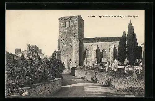 AK Breuil-Barret, le Vieux Eglise