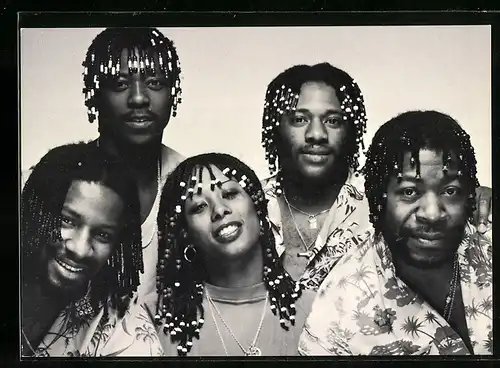 AK Musiker-Gruppe Eruption mit tollen Haarschmuck