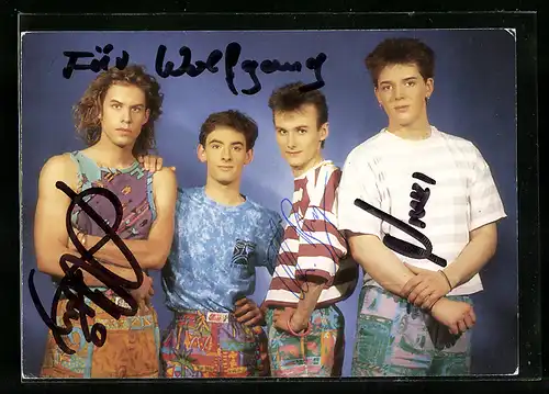 AK Musiker-Gruppe Okay mit Autogrammen, ein Titel Education