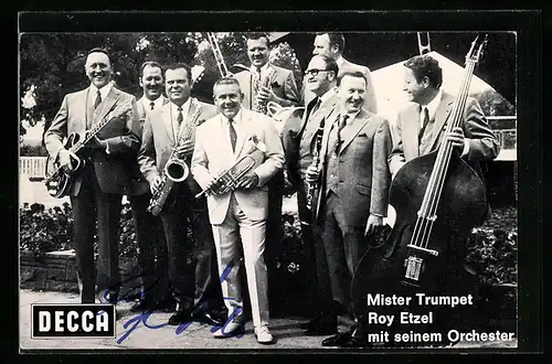 AK Musiker Roy Etzel mit seinem Orchester