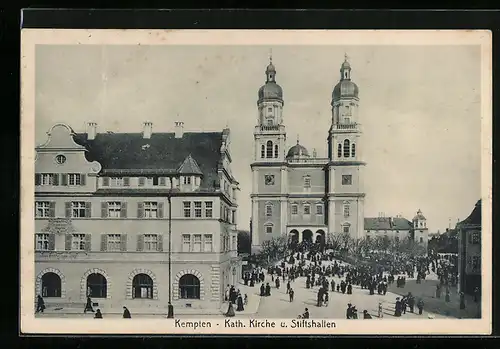 AK Kempten, Kath. Kirche und Stiftshallen