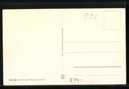 AK Kempten, St.Lorenzkirche vom Platz aus