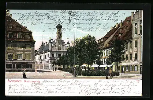 AK Kempten, Rathausplatz