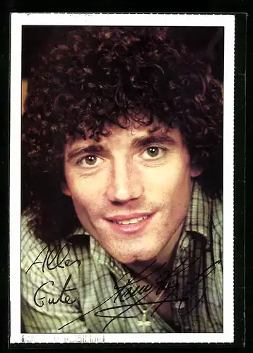 AK Kevin Keegan, Portrait des Fussballers und Sängers