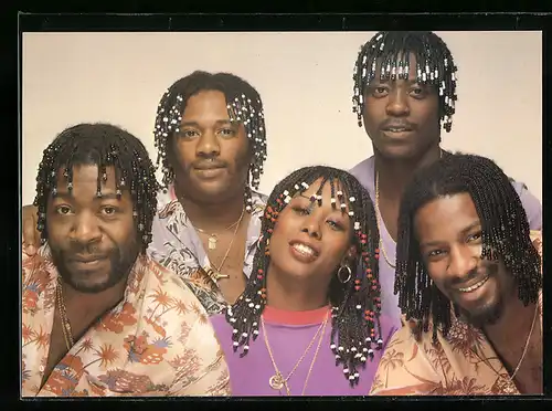 AK Musiker-Gruppe Eruption mit tollen Haarschmuck