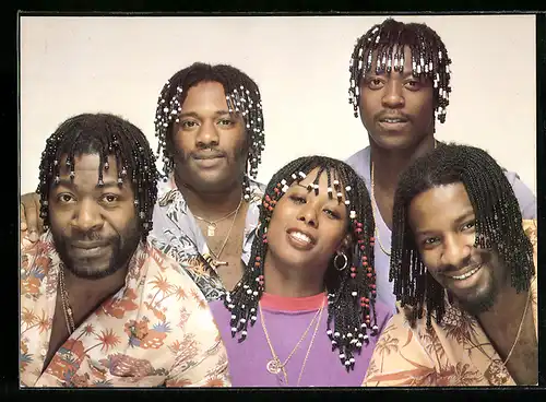 AK Musiker-Gruppe Eruption mit tollen Haarschmuck