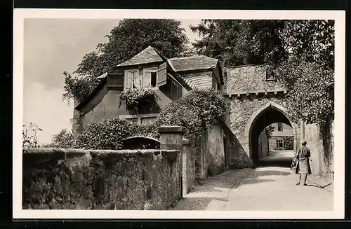 AK Marburg a. Lahn, Aufgang zum Schloss