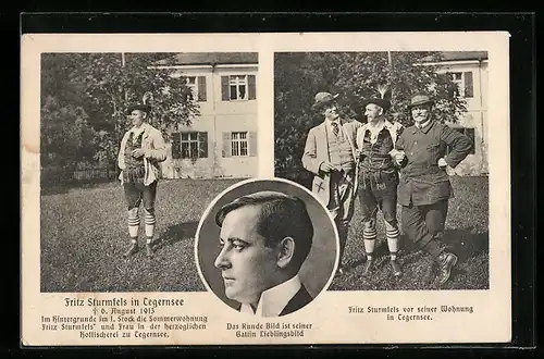 AK Tegernsee, Opernsänger Fritz Sturmfels